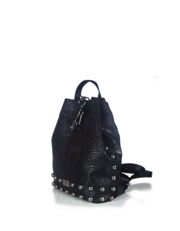 Backpack Croco Pattern Black